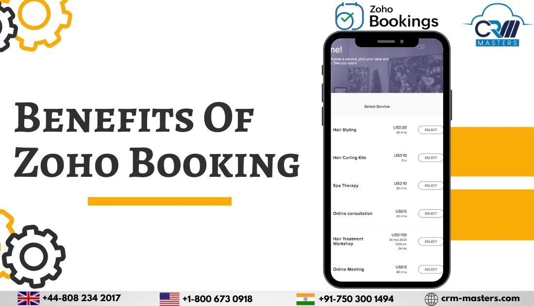 Benefits of Zoho Bookings Banner