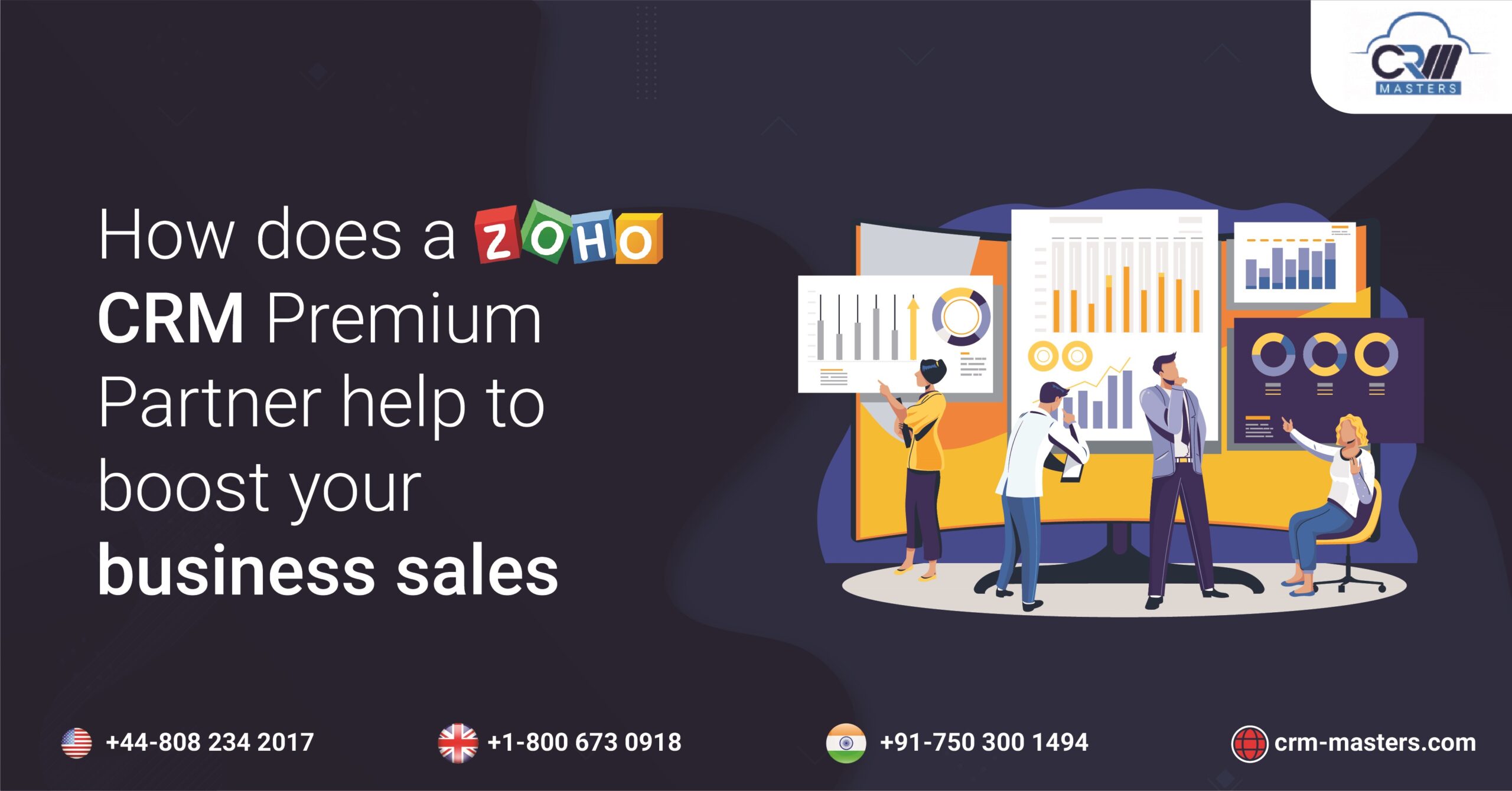 How does a Zoho CRM Premium Partner Help to Boost Your Business Sales