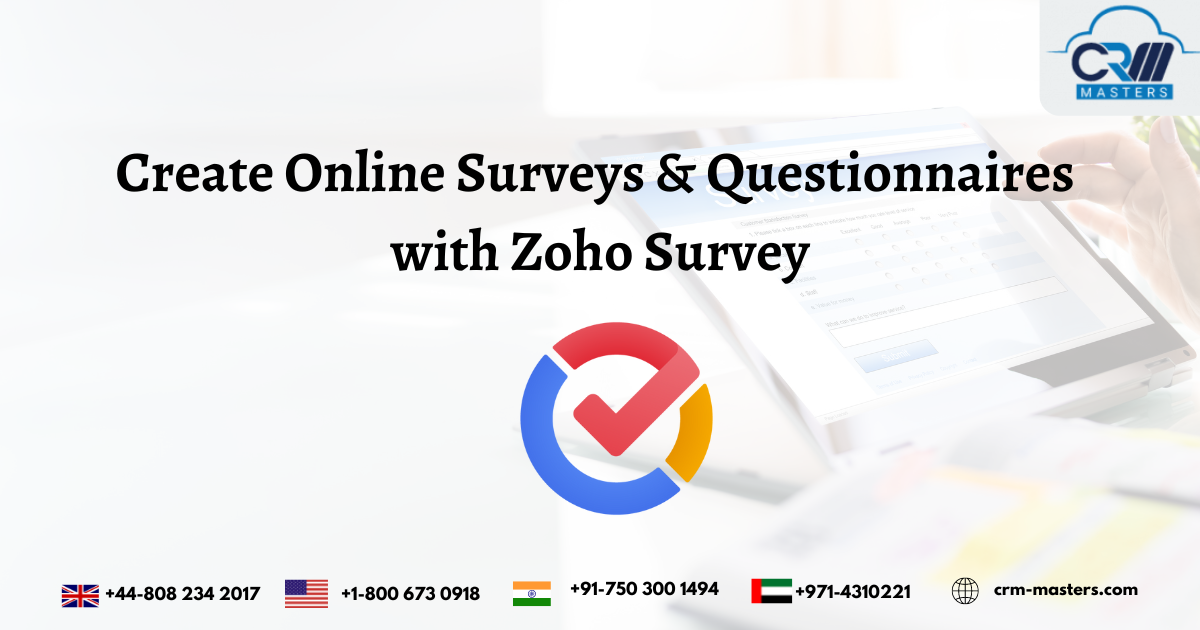 ZOHO Survey CRM Masters