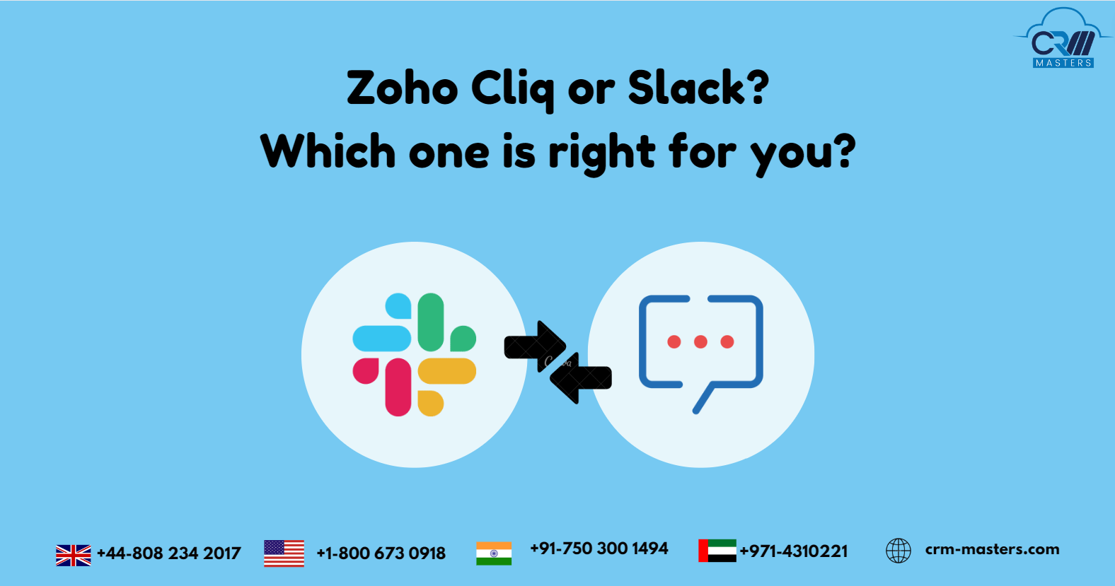 Zoho Cliq or Slack