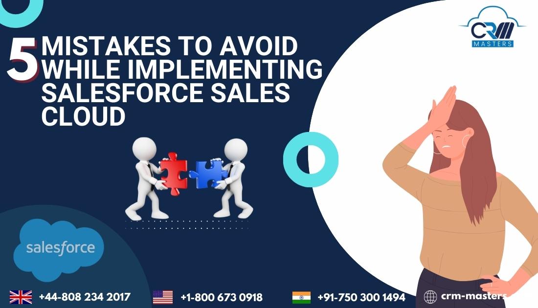 5 mistake to avoid salesforce sales cloud