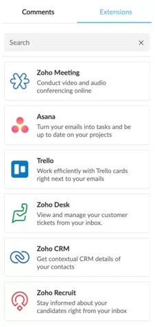 ZOHO CRM TeamInbox Integration