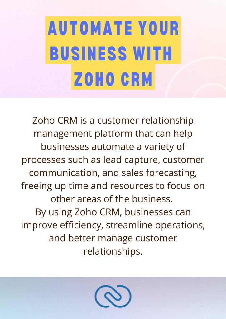 Automate your Business with Zoho CRM