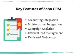 Key Features of Zoho CRM