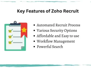 Key Features of Zoho Recruit