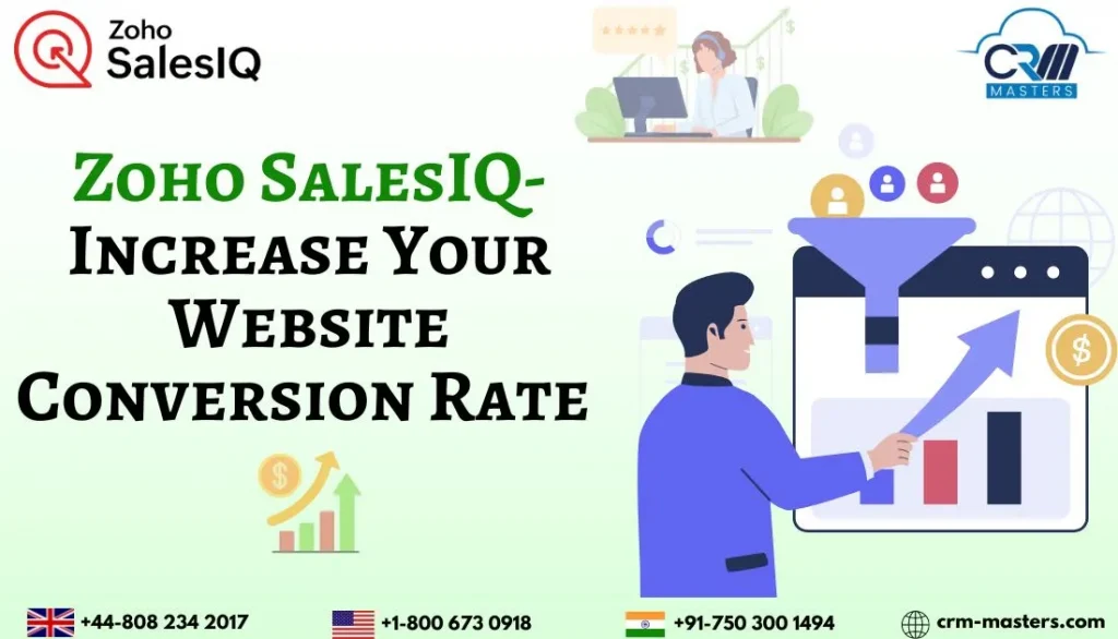Zoho SalesIQ - How website conversion and customer support will add 2X revenue