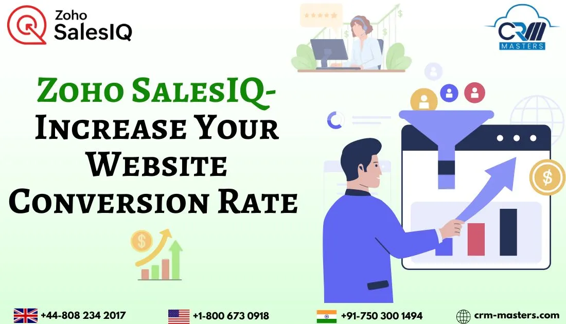 Zoho SalesIQ - How website conversion and customer support will add 2X revenue