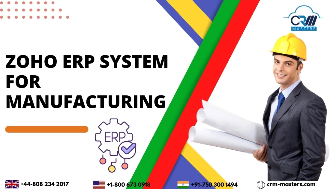 Zoho ERP System for Manufacturing: Path for your Business Success