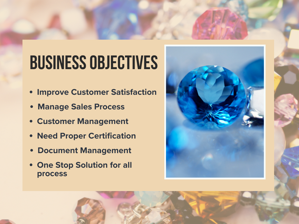 Business Objective- For GemStone​
