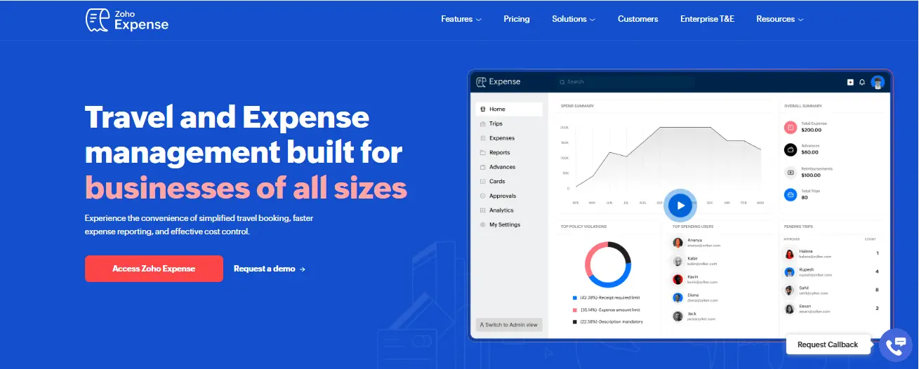 What is Zoho Expense