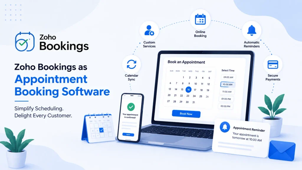 Zoho Bookings as Appointment Booking Software