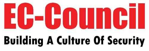 EC-Council logo in bold red letters with the tagline ‘Building A Culture Of Security’.