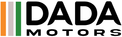 Four vertical bars in orange, light gray, lavender, and green on a black background.