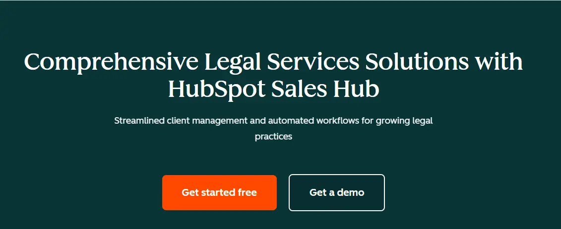 HubSpot CRM: Best Free Starting Point for Small Law Firms