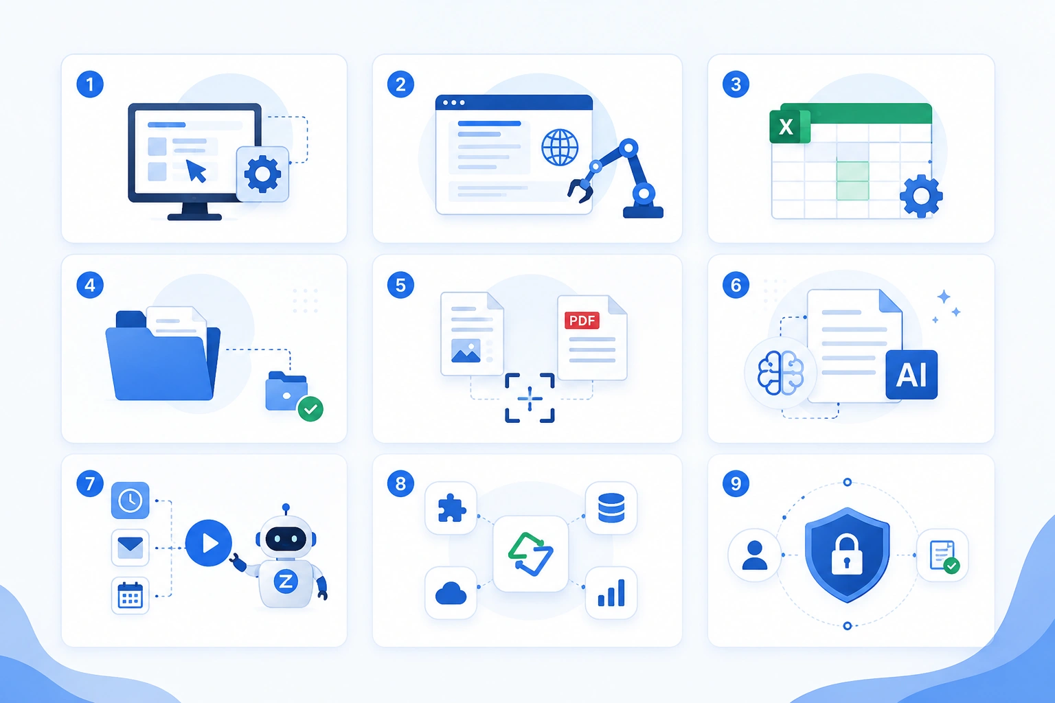 Zoho RPA key feautres