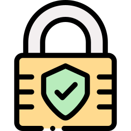 Unlocked padlock with a shield and green checkmark, indicating verified security.
