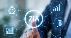 AI assistant Zia connected to analytics and automation