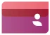 User profile icon on a pink-purple gradient background.
