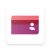 Gradient profile card with a white user silhouette on a pink-to-purple background.