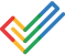 Colorful overlapping check marks forming a four-item checklist icon (red, yellow, green, blue).